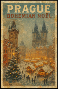 Bohemian Noël In Prague Poster