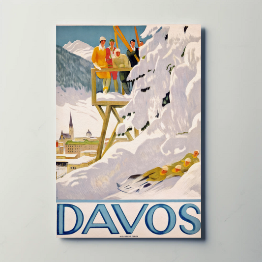 Davos Winter Sports Poster