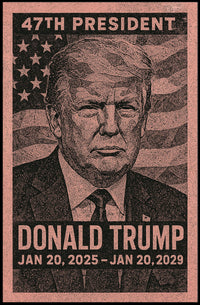 Trump Legacy Triumphant Vision Retro 80s Poster