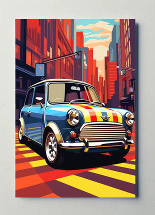 Classic Car Vibrance Pop Culture Poster