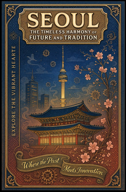 Seoul The Timeless Harmony of Future and Tradition Poster