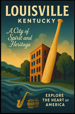 Explore Louisville, Kentucky Poster