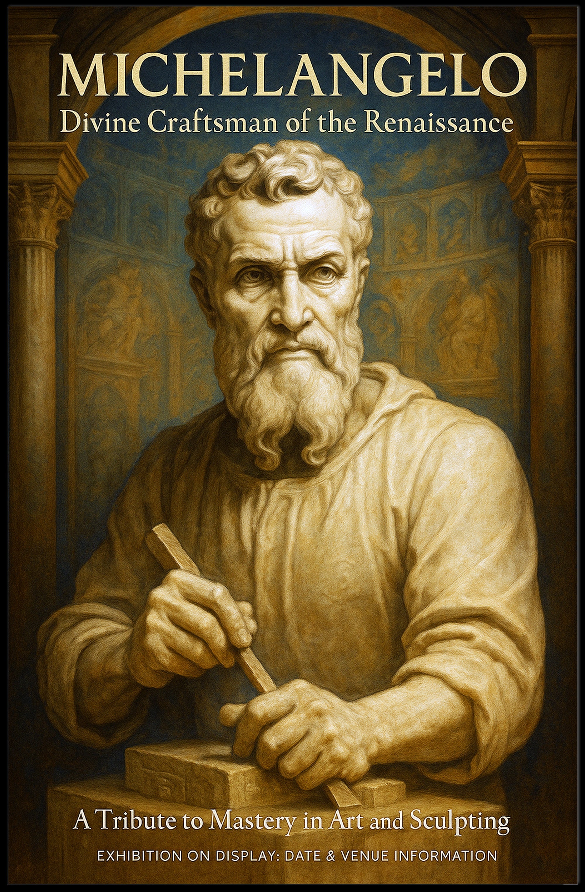 Michelangelo Divine Craftsman of the Renaissance Poster PosterGoat