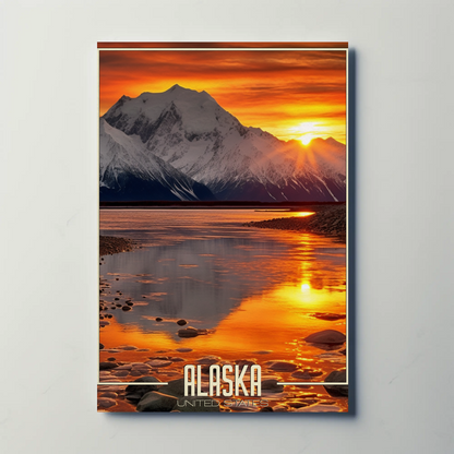 Alaska Vintage Poster