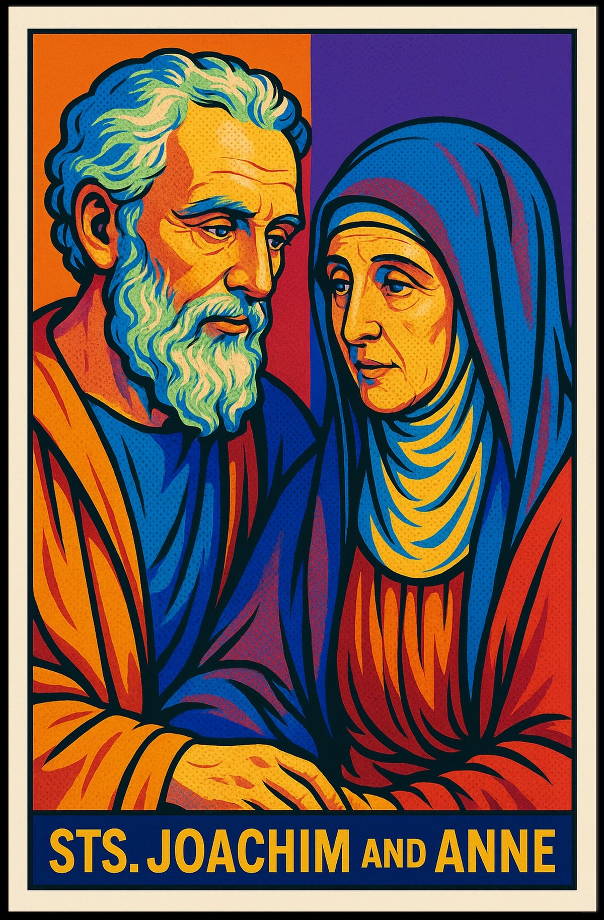 Saints Joachim and Anne Poster