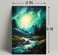 Tranquil Mountain Stream Poster