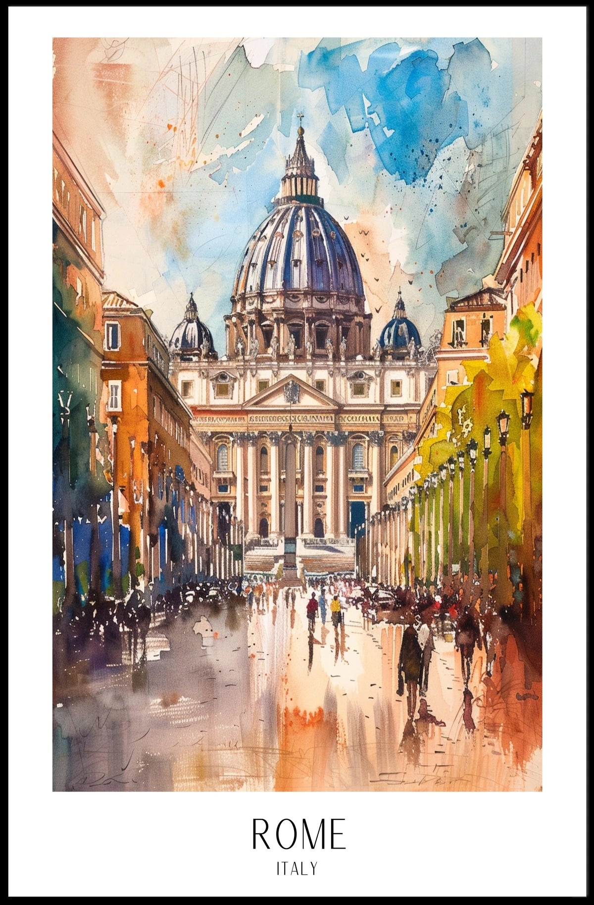 Rome Italy Poster