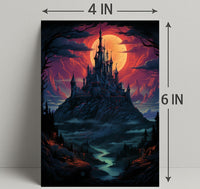 Enchanted Castle At Dusk Poster