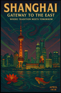 Shanghai Gateway to the East Poster