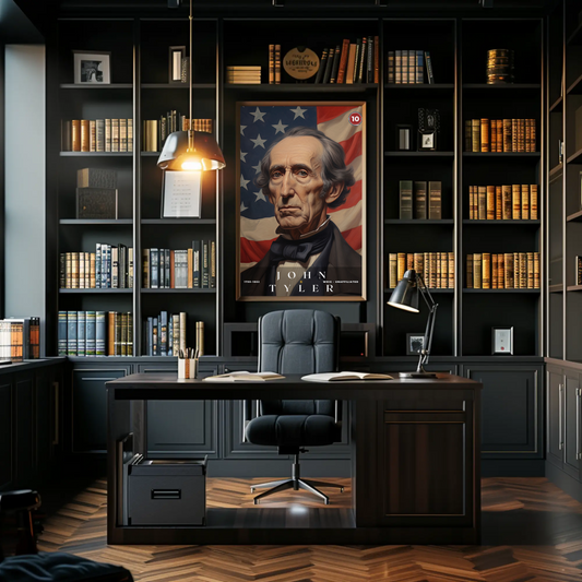 John Tyler 10th President Of The United States Portrait