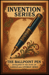 The Ballpoint Pen Invention Series Poster