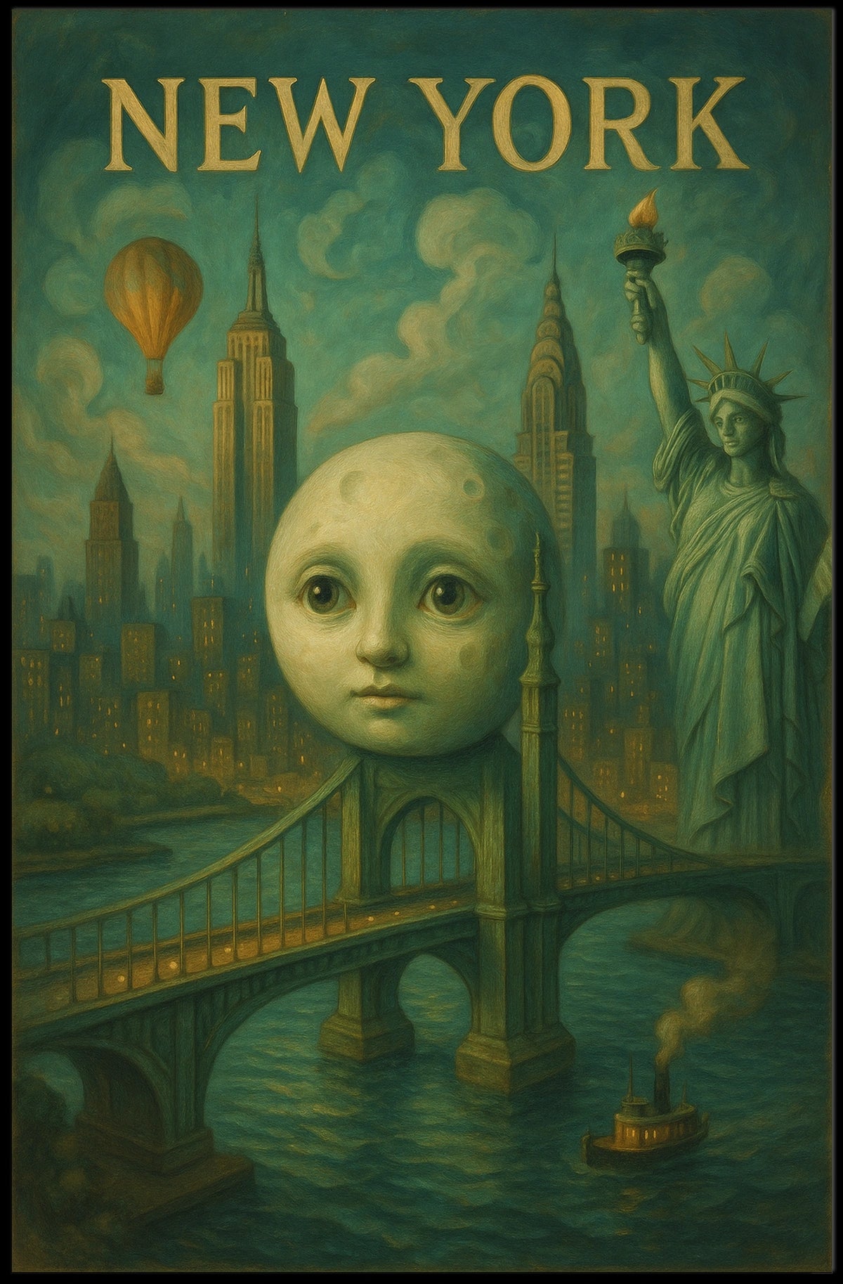 New York Dreamscape Poster