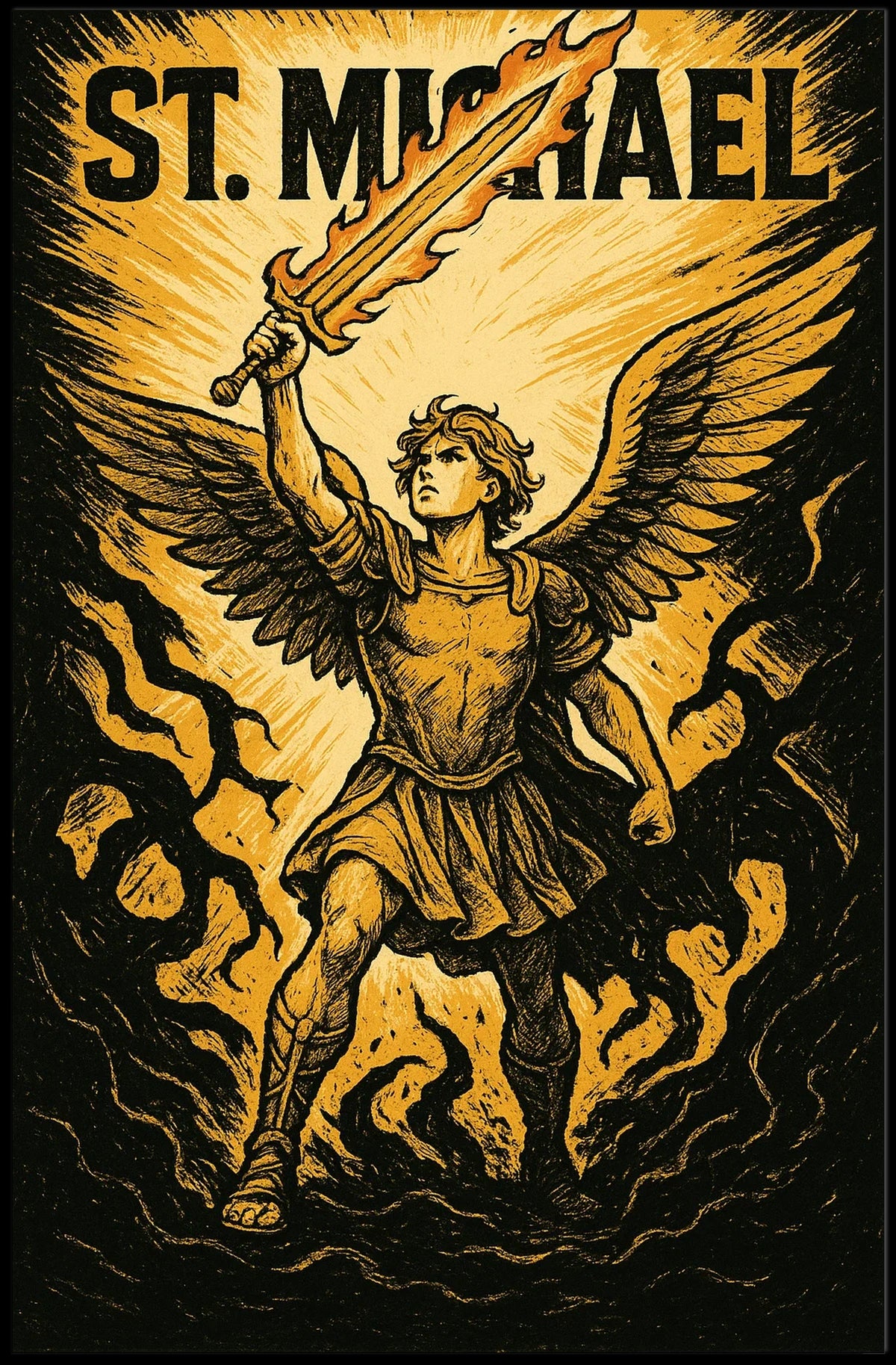 St. Michael The Archangel Poster