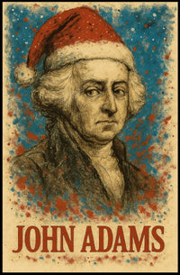 John Adams 2nd President of the United States Christmas SeriesPoster