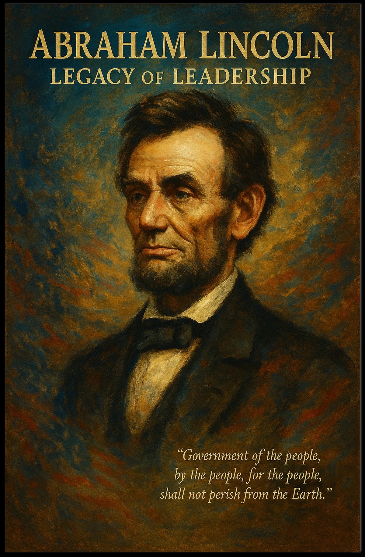Abraham Lincoln Legacy of Leadership Poster