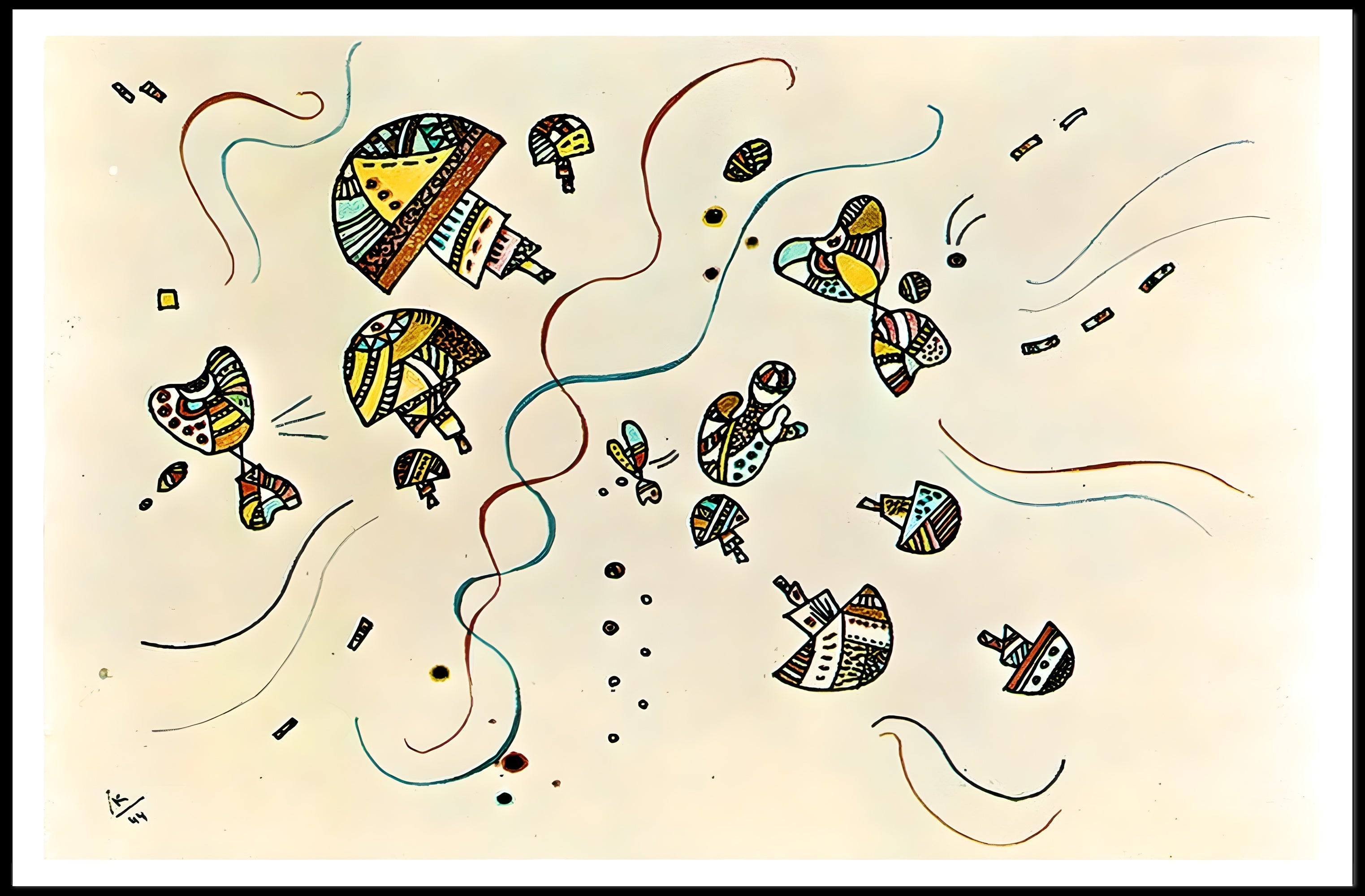 Whimsical Abstraction Poster