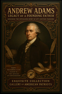 Andrew Adams Legacy of a Founding Father Poster