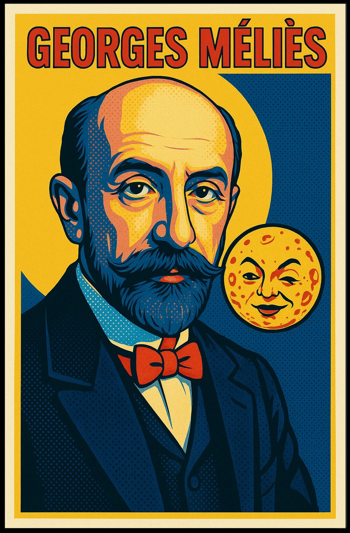 Georges Méliès Cinematic Pioneer Poster