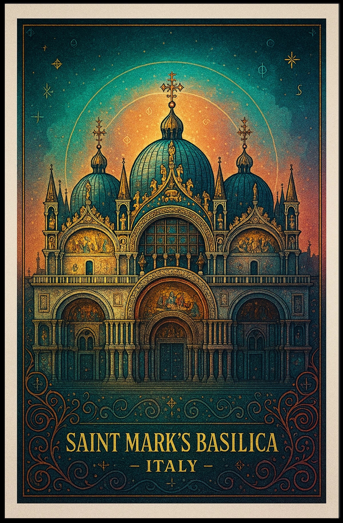 Saint Marks Basilica Italy Poster