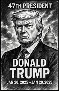 Donald Trump 47th President Poster
