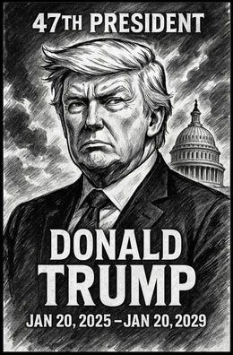 Donald Trump 47th President Poster