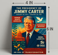 Jimmy Carter Era of Transformation Poster Wall Art PosterGoat