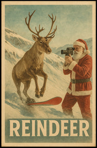 Reindeer Adventure Poster