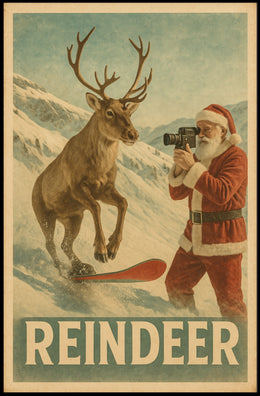 Reindeer Adventure Poster