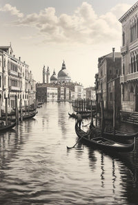 Venetian Canal Serenity Classic Travel Poster