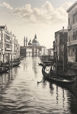 Venetian Canal Serenity Classic Travel Poster