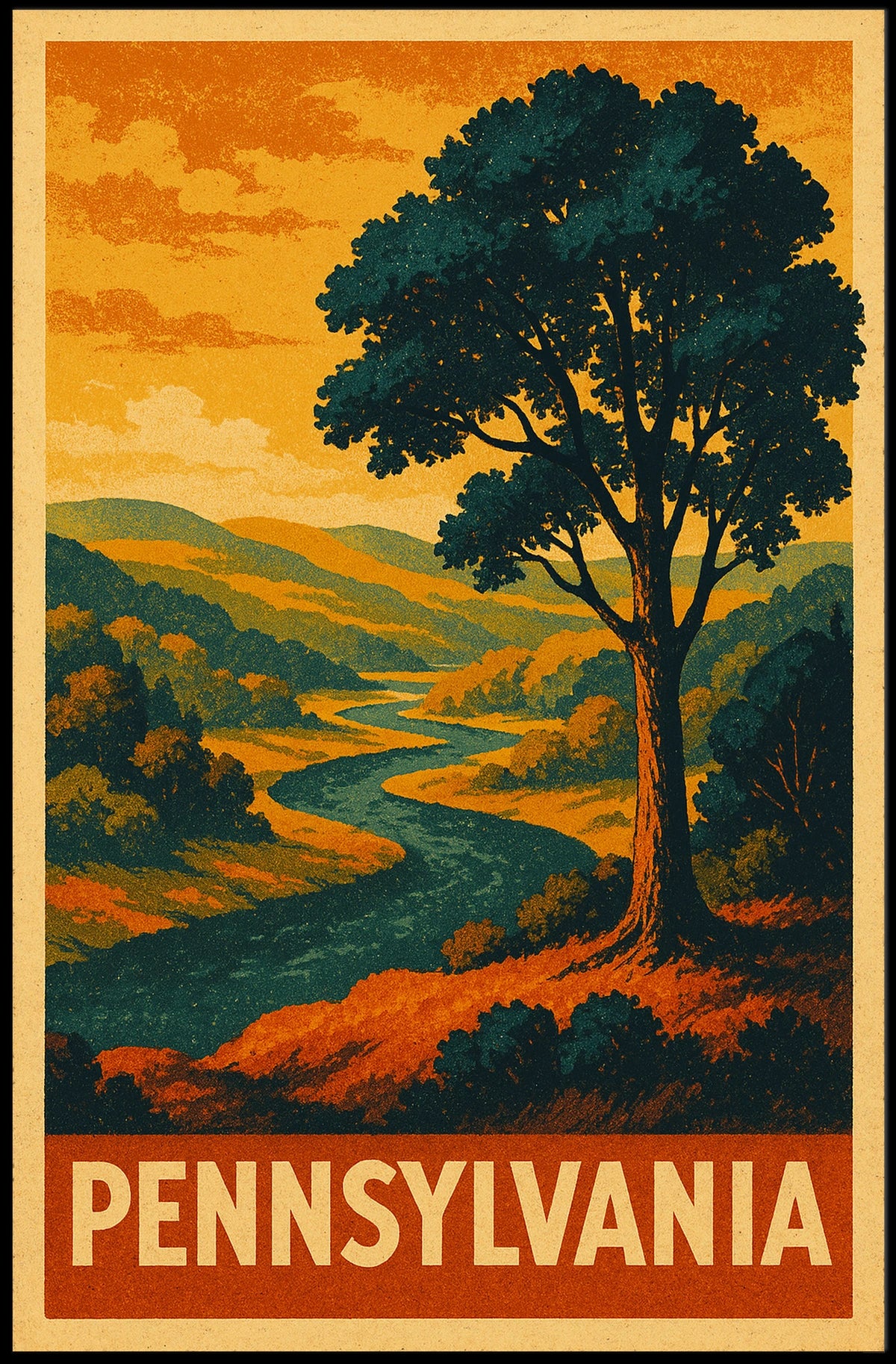 Scenic Pennsylvania Poster