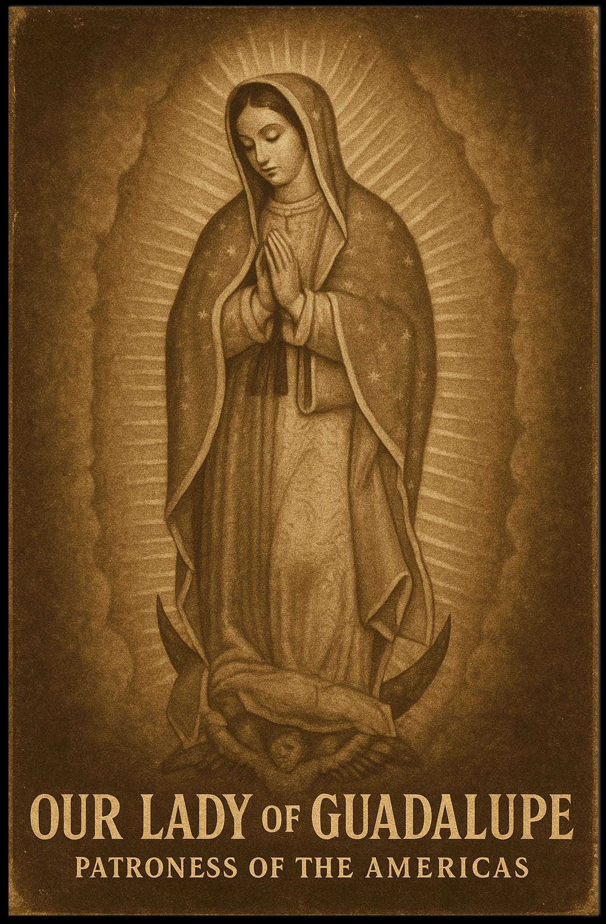 Our Lady Of Guadalupe Patroness Of The Poster