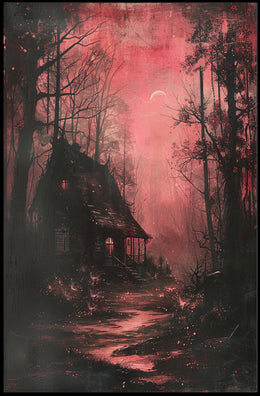 Haunted Forest Retreat Poster PosterGoat