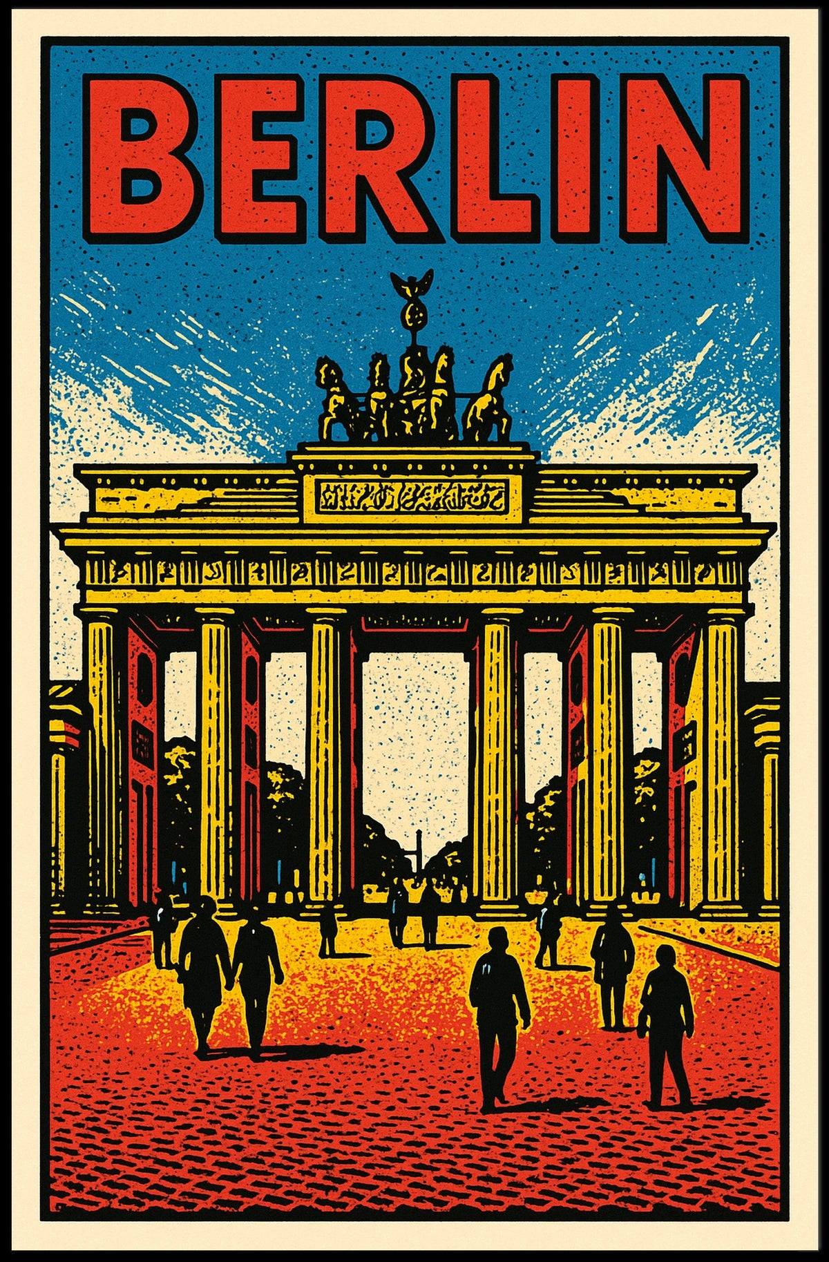 Berlin Iconic Landmark Poster