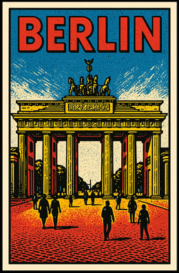 Berlin Iconic Landmark Poster
