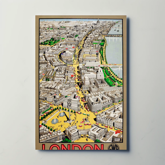 London Cityscape Travel Poster