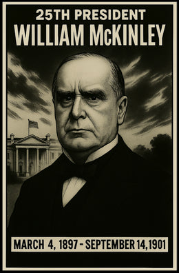 William Mckinley 25Th President Poster