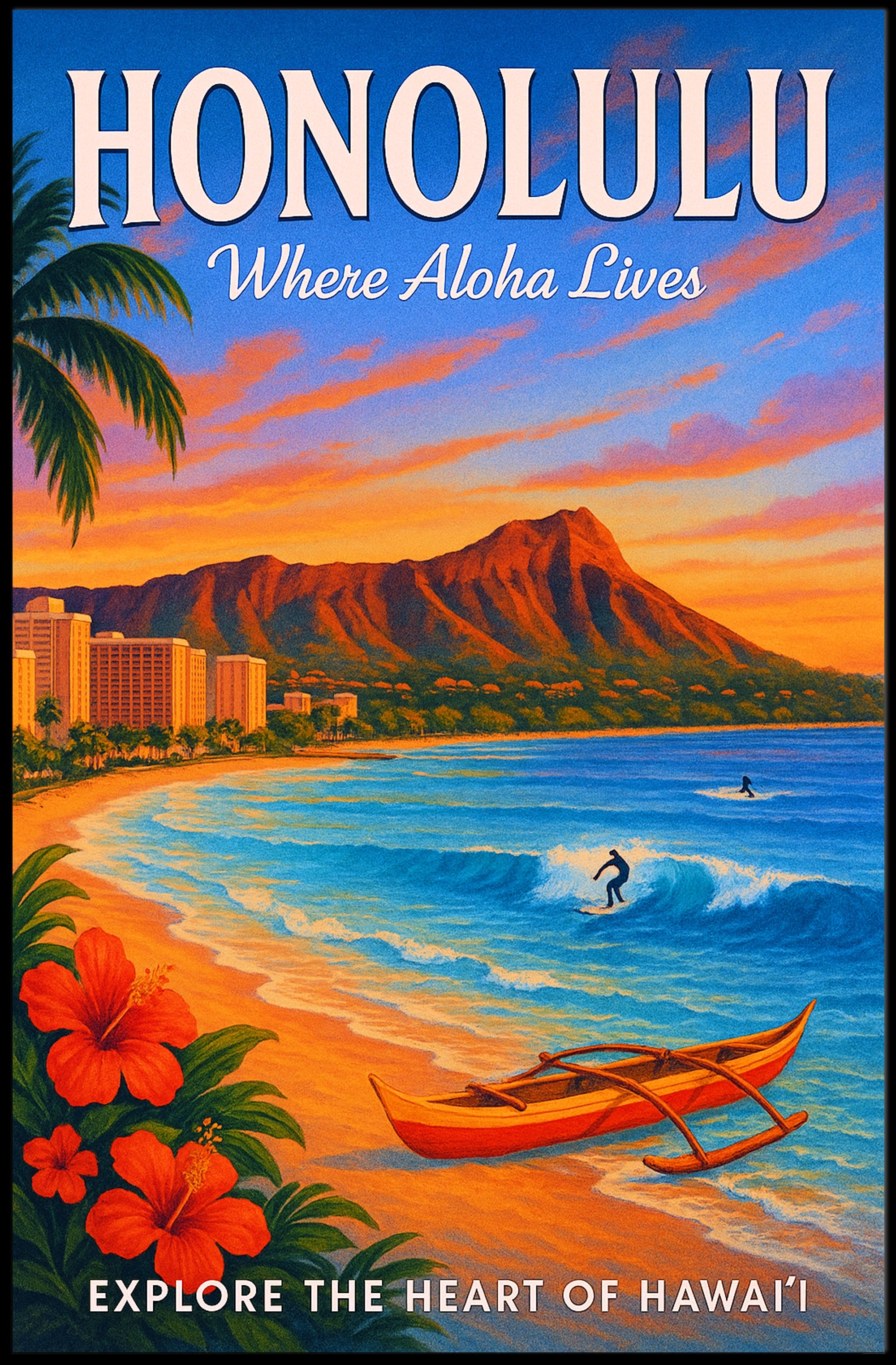 Explore the Heart of Hawai'i Poster PosterGoat