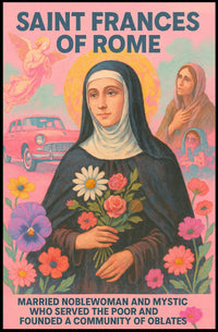Saint Frances Of Rome Poster