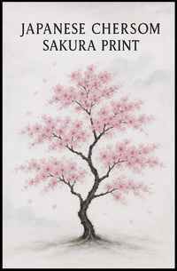 Japanese Sakura Print Poster