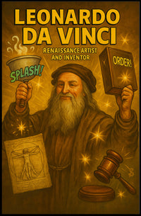 Leonardo da Vinci – Renaissance Artist and Inventor Poster PosterGoat