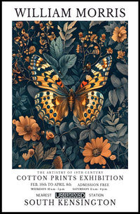 William Morris Exhibition Cotton Prints Cultural or Heritage Poster