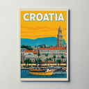 Vintage Poster Croatia