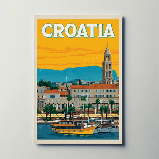 Vintage Poster Croatia