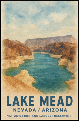Lake Mead NationS First And Largest Poster