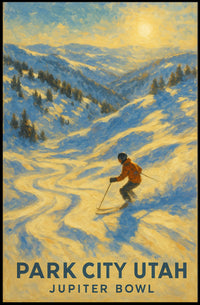 Park City Utah Jupiter Bowl Poster