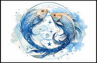 Celestial Pisces Poster