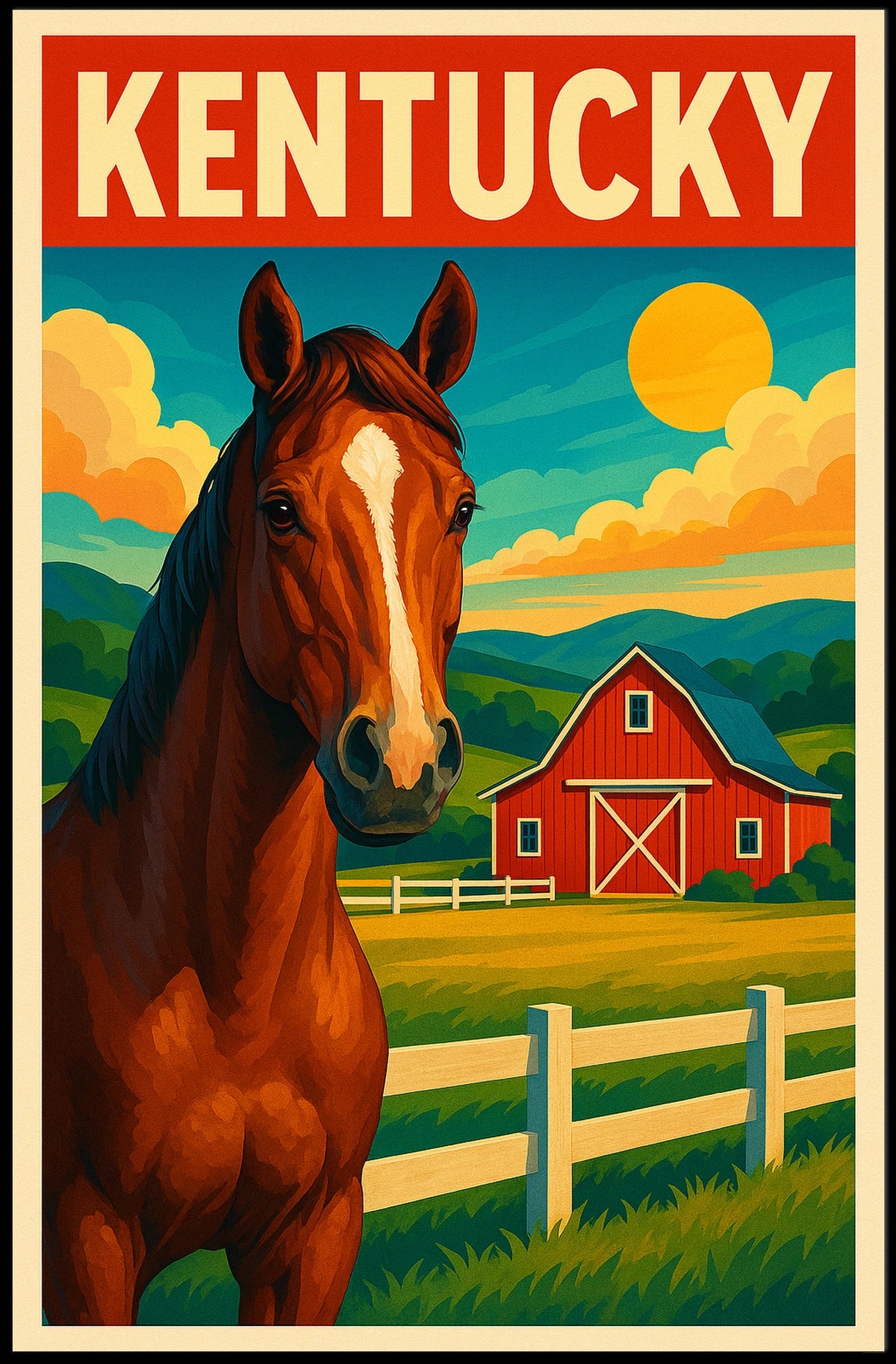Kentucky Countryside Poster