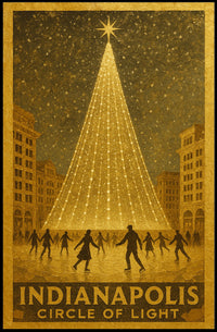 Indianapolis Circle Of Light Poster