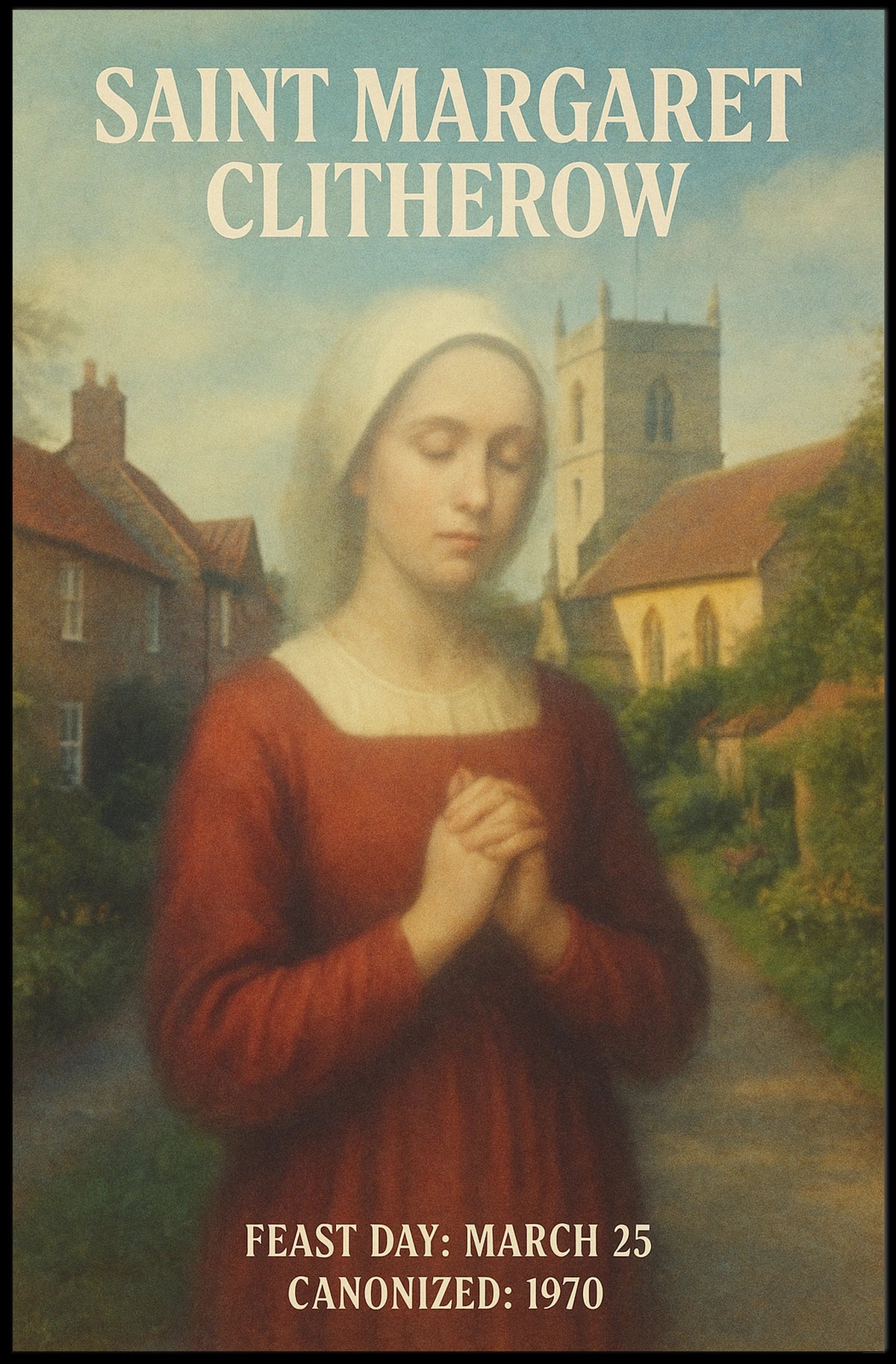 Saint Margaret Clitherow Poster